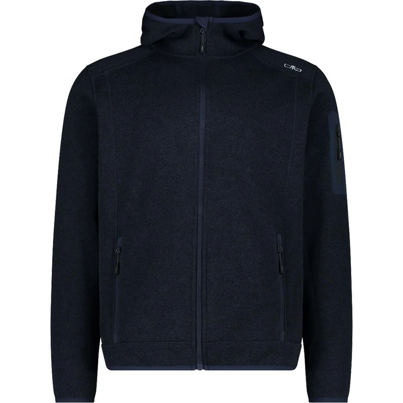 CMP Man Jacket Fix Hood, Blue Antracite, 60