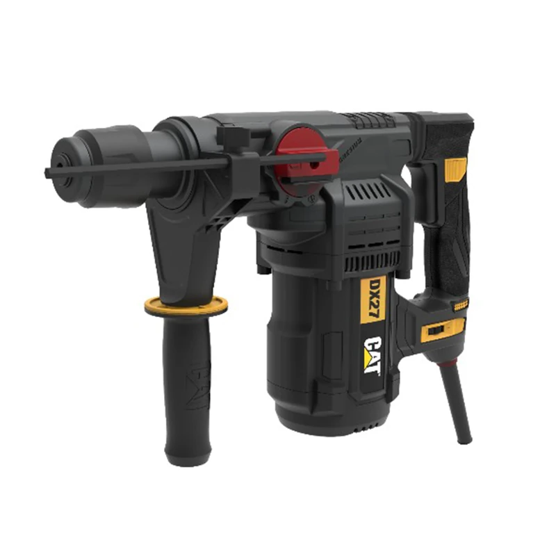 CAT DX27 Rotary Hammer 1500W SDS-Plus | 5.0J Impact | 4-Mode Drill Hammer Chisel | 32mm Masonry 40mm Wood | Anti-Vibration | Magnesium Gearbox | Side Handle Included