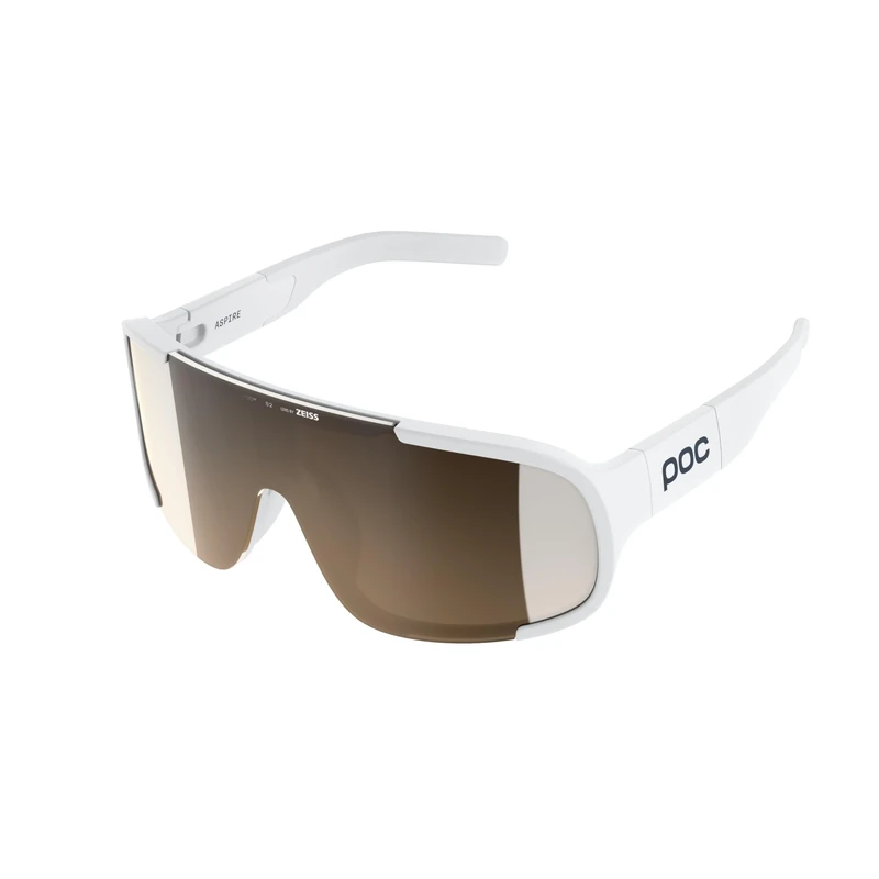 POC Aspire Sunglasses, Hydrogen White/Clarity Trail/Partly Sunny Silver, One Size