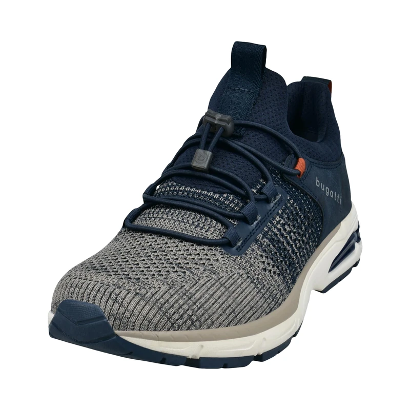 bugatti Men's Business Shoes, Men's Lace-Up, Dark Blue Taupe 4114, 8 UK