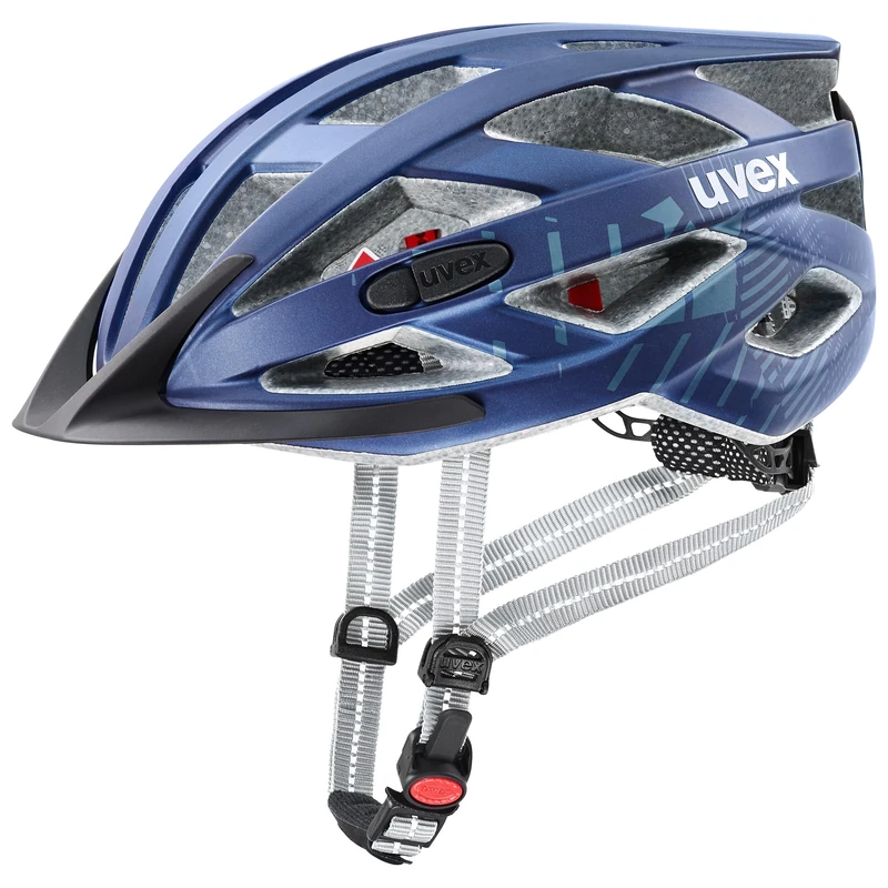 uvex city i-vo - lightweight city helmet for women and men - individually adjustable fit - includes LED light - deep space matt - 52-57 cm