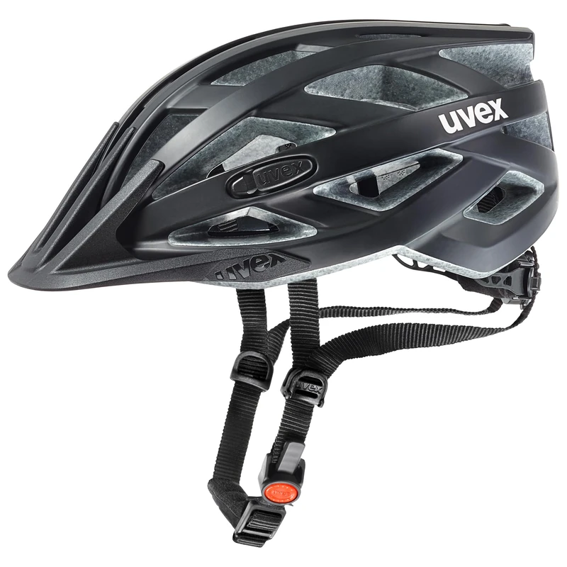 uvex i-vo cc - lightweight all-round helmet for women and men - individually adjustable fit - expandable with LED light - black matt - 52-57 cm