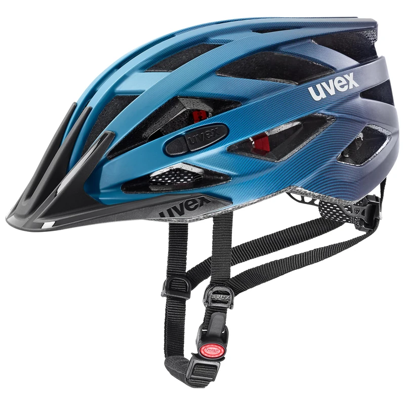 uvex i-vo cc - lightweight all-round helmet for women and men - individually adjustable fit - expandable with LED light - deep space matt - 56-60 cm