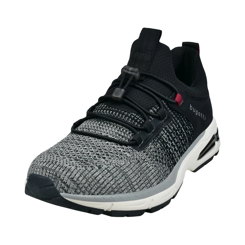 Bugatti Men's Business Shoes, Men's Lace-Up, Black Grey 1015, 9 UK - Image 1