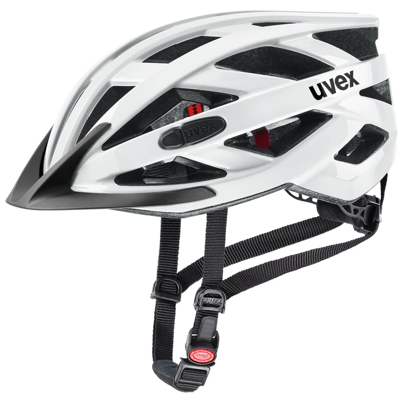 uvex i-vo 3D - lightweight all-round helmet for women and men - individually adjustable fit - expandable with LED light - white - 56-60 cm