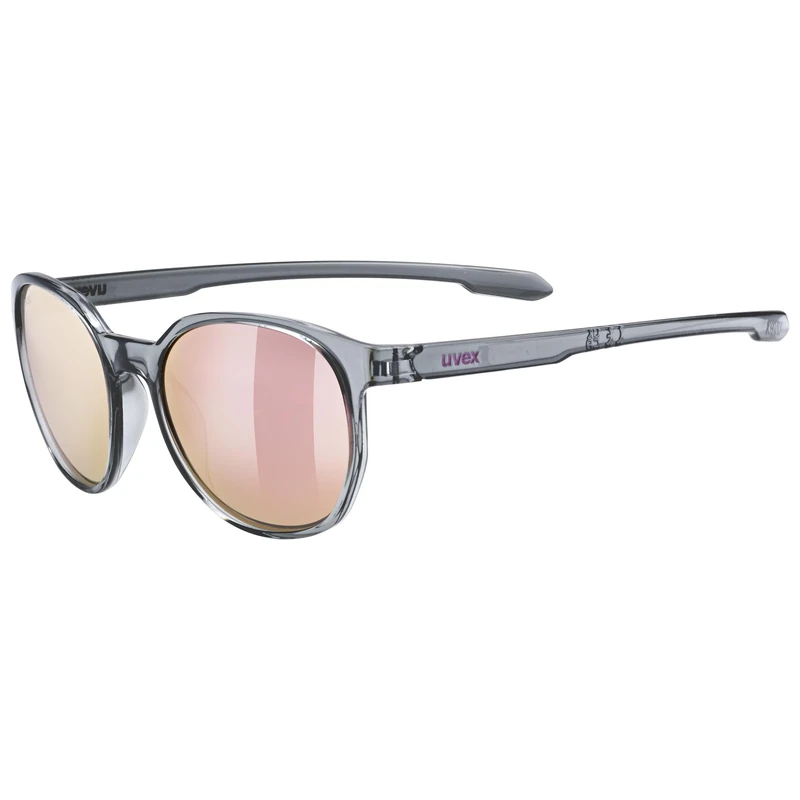 uvex LGL 54 - sun glasses for adults - strong UV protection - contrast enhancing - smoke - one size