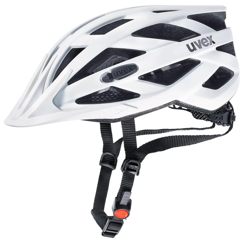 uvex i-vo cc - lightweight all-round helmet for women and men - individually adjustable fit - expandable with LED light - white matt - 56-60 cm
