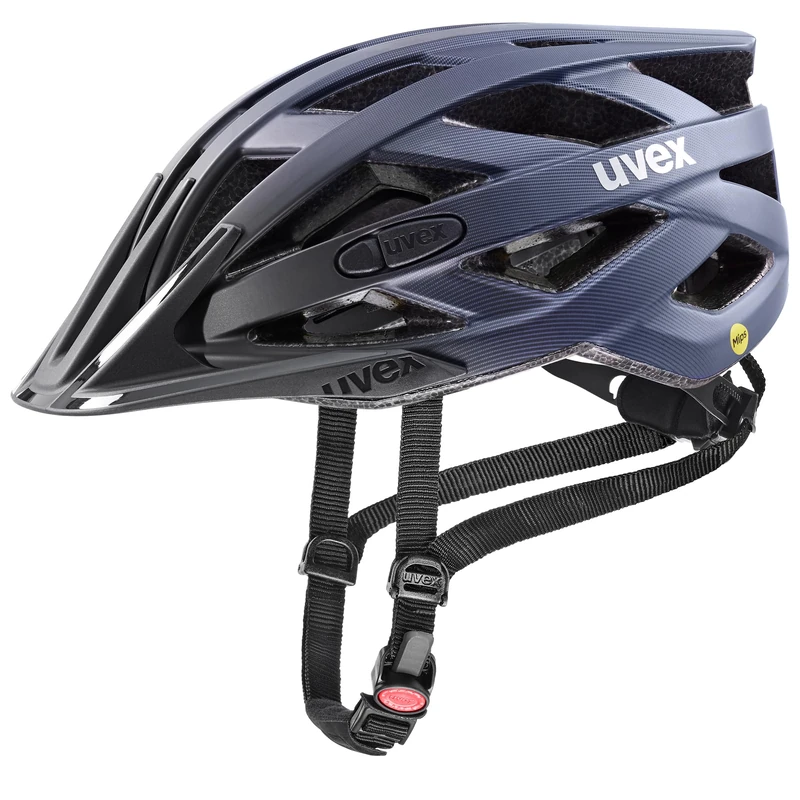 uvex i-vo cc MIPS - lightweight all-round helmet for women and men - MIPS system - expandable with LED light - midnight-silver matt - 56-60 cm - Image 1