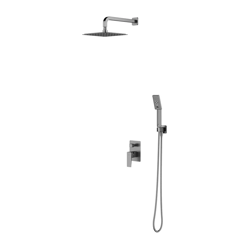 Omnires SYSPM21IN Bathroom Shower System which is Mount Under The Plaster Parma-nickel-SYSPM21IN, Nickel