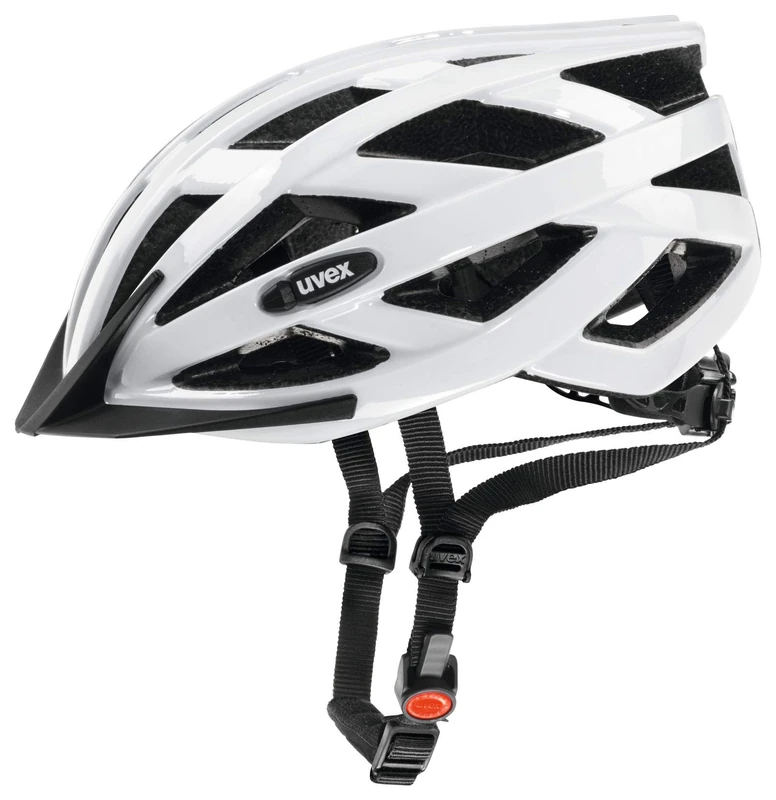 uvex i-vo - lightweight all-round helmet for women and men - individually adjustable fit - expandable with LED light - white - 52-57 cm