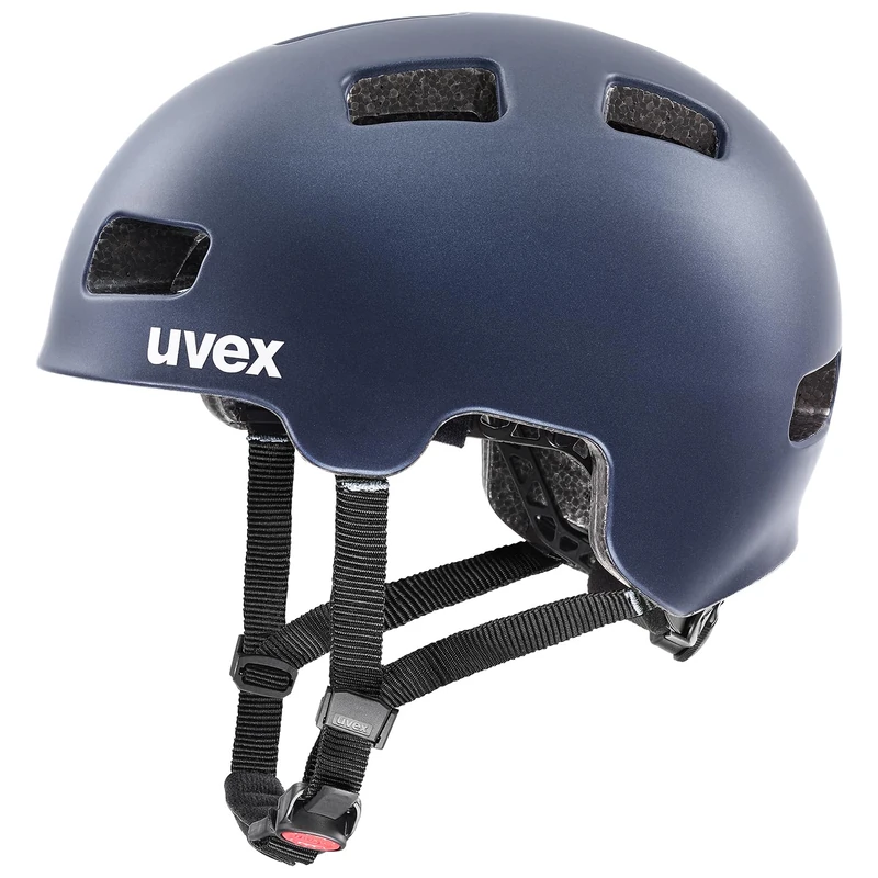 uvex hlmt 4 cc - lightweight bicycle helmet for children - individually adjustable fit - washable inner padding - deep space matt - 51-55 cm