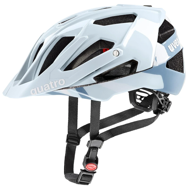 uvex quatro - safe MTB helmet for women and men - individually adjustable fit - washable inner padding - cloud-camo - 56-61 cm
