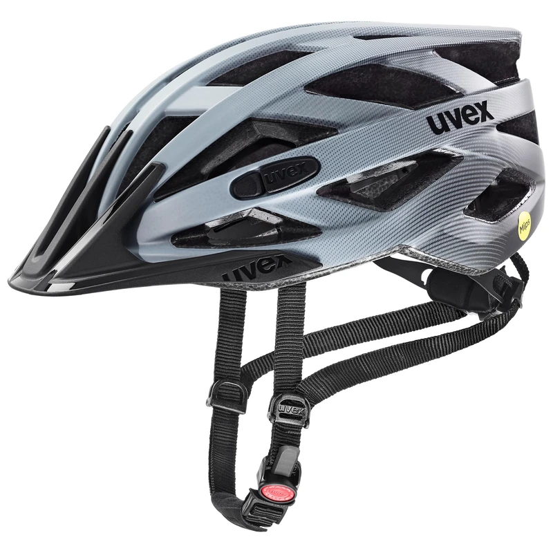 uvex i-vo cc MIPS - lightweight all-round helmet for women and men - MIPS system - expandable with LED light - dove matt - 52-57 cm