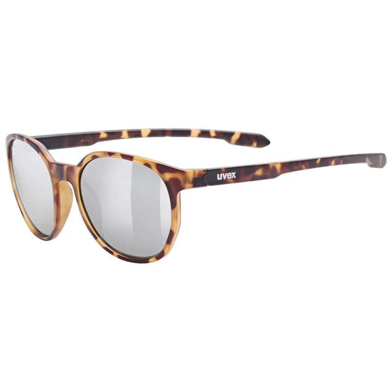 uvex LGL 54 - sun glasses for adults - strong UV protection - contrast enhancing - havanna mat - one size