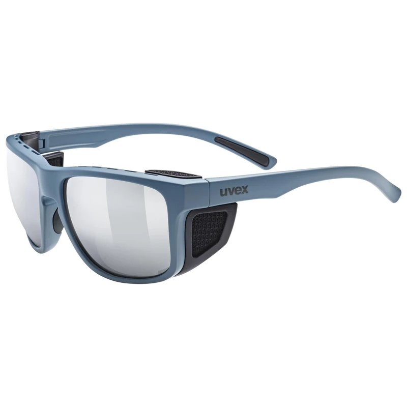 uvex sportstyle 312 - sports glasses for adults - strong UV protection - contrast enhancing - stone blue matt - one size