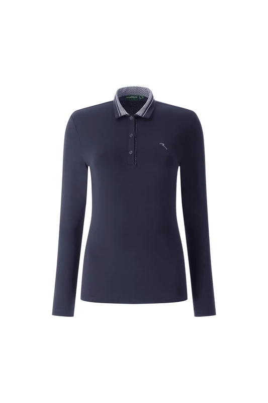 Chervò 65498-599 Animus Polo Shirt Women's Blue/Navy Size 14