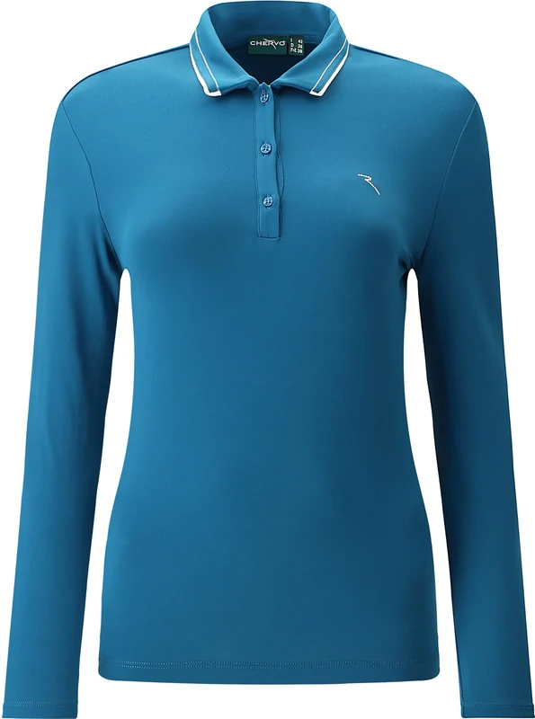 Chervò 65496-660 Amnesia Polo Shirt Women's Green/Green Size 18