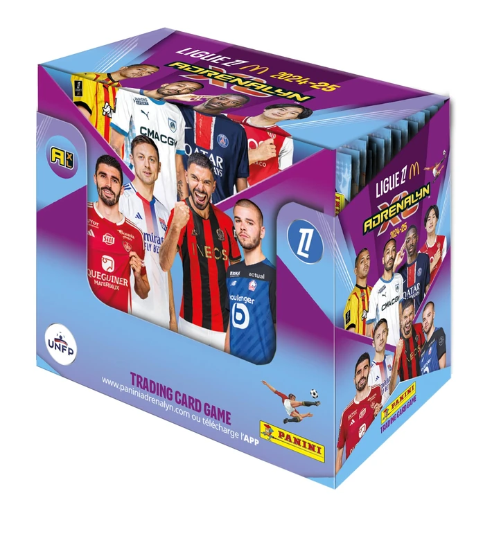 Panini Adrenalyn Ligue 1 McDonald's 2024-2025 Trading Cards Game Box of 50 Pockets, 004843BOX50F
