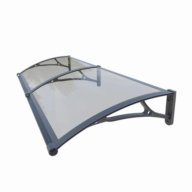 WERKA PRO Canopy Aluminium and Polycarbonate 80 x 240 cm - Image 1