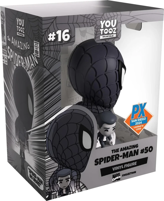 Youtooz San Diego 2024 Amazing Spider-Man #50 (Black & White) Previews Exclusive Vinyl Figure