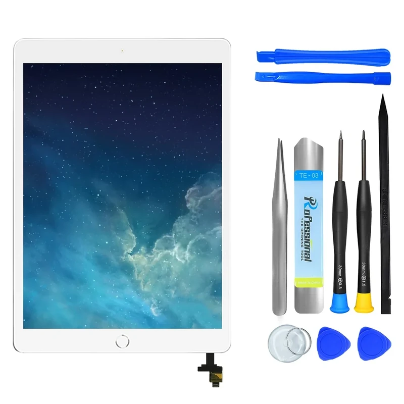NB+ Screen for iPad mini 1/2 Gen Screen Replacement, 7.9" ， Digitizer 2012 2013,for iPad 7.9" A1432 A1455 A1489 A1490 A1491,Pre-Installed Adhesive,Inculde Repair Tools,With Home Button(White)