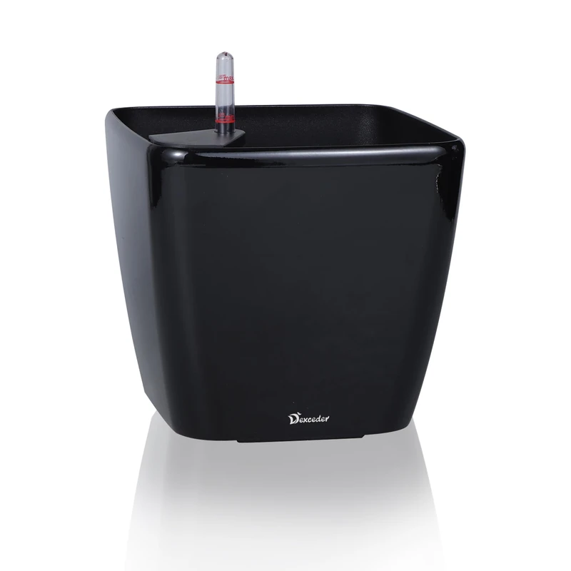 Dexceder 11x10 Self Watering Planter (Black High Gloss)