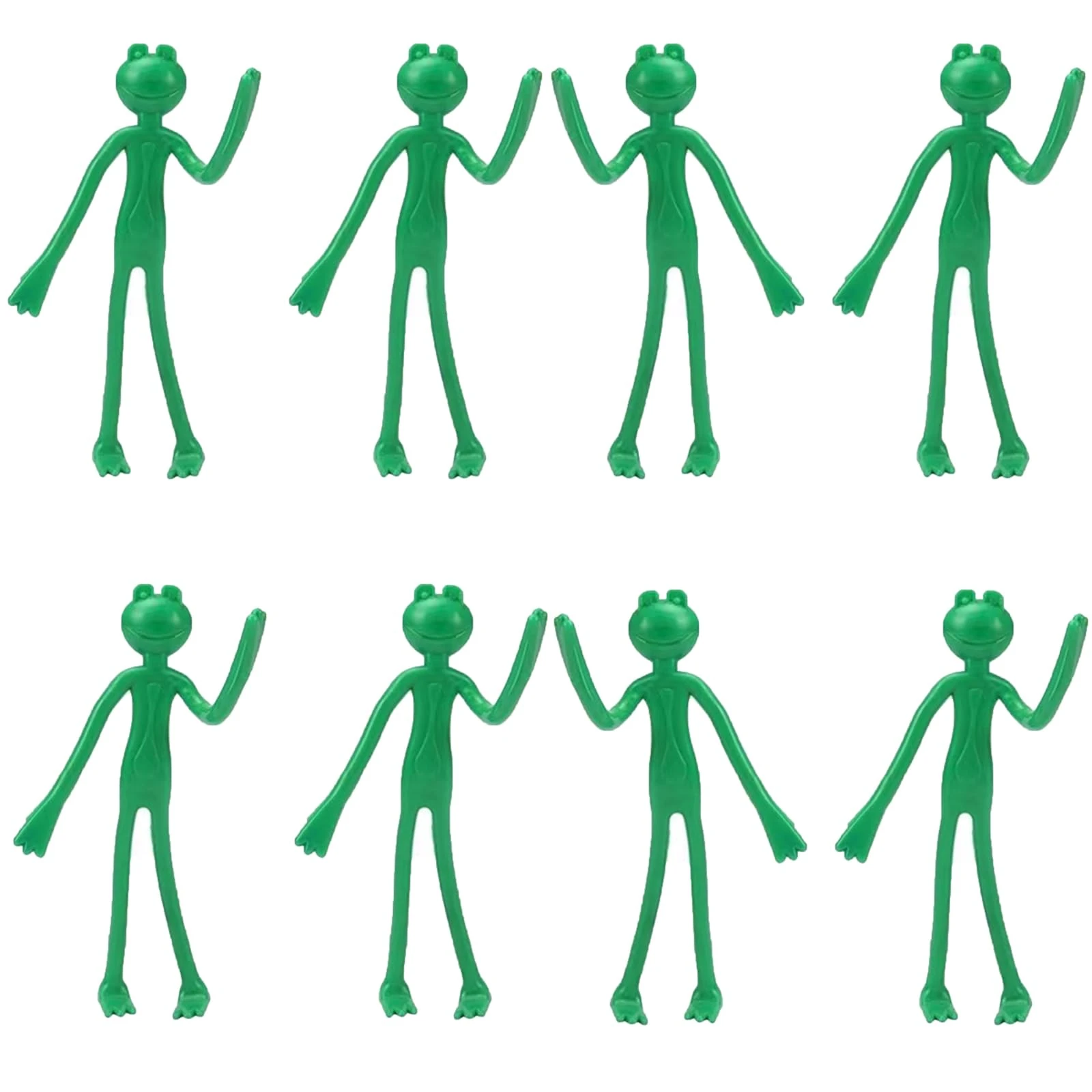 PGKDYC 8Pcs Frog Garden Cable Ties, Tree Decorative Ties, Plant Ties for Climbing Plants, Green Twist Ties, Gardening Gifts, Garden Gifts, Frog Gift, Garden Ties for Plants Support Gardening Supplies