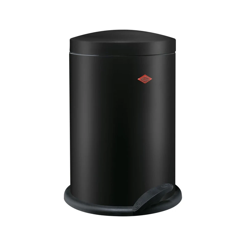 WESCO 116 212-73 Rubbish Bin, Steel, 13 Litres, Matte Black - Image 1