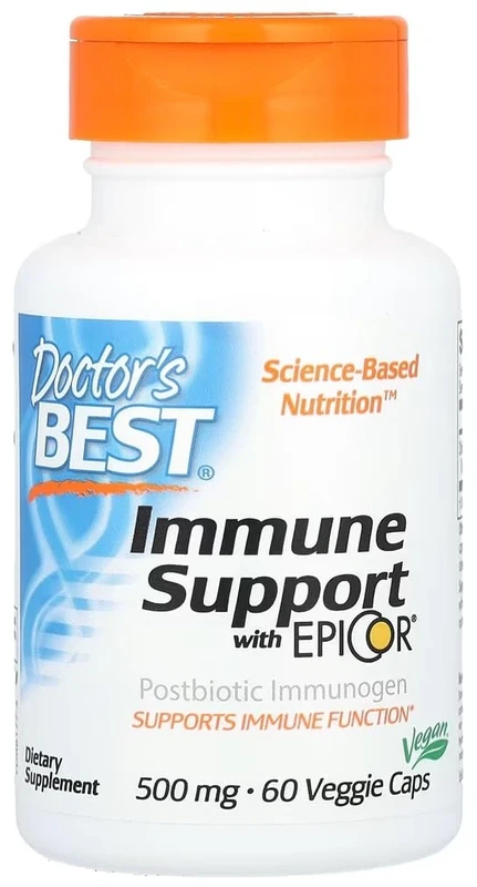 DoctorsBEST Doctor's Best - EpiCor | Supports Immune Defence and General Health - 500mg - 60 Capsules