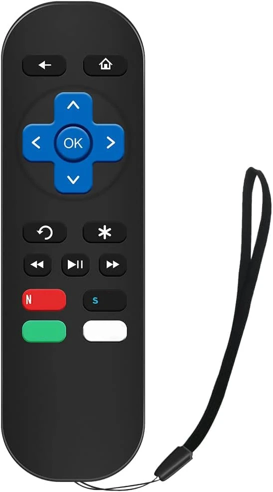 Remote Control for Roku 1 Roku 2 Roku 3 Roku 4, TV Control Replacement Compatible with Roku HD LT XS XD Ultra Premiere with 6 Shortcut Buttons, 10M Infrared Distance Control 2024