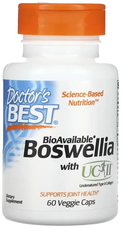 DoctorsBEST Doctor's Best - Boswellia with UC-II | Support for Joint Health - 60 Capsules