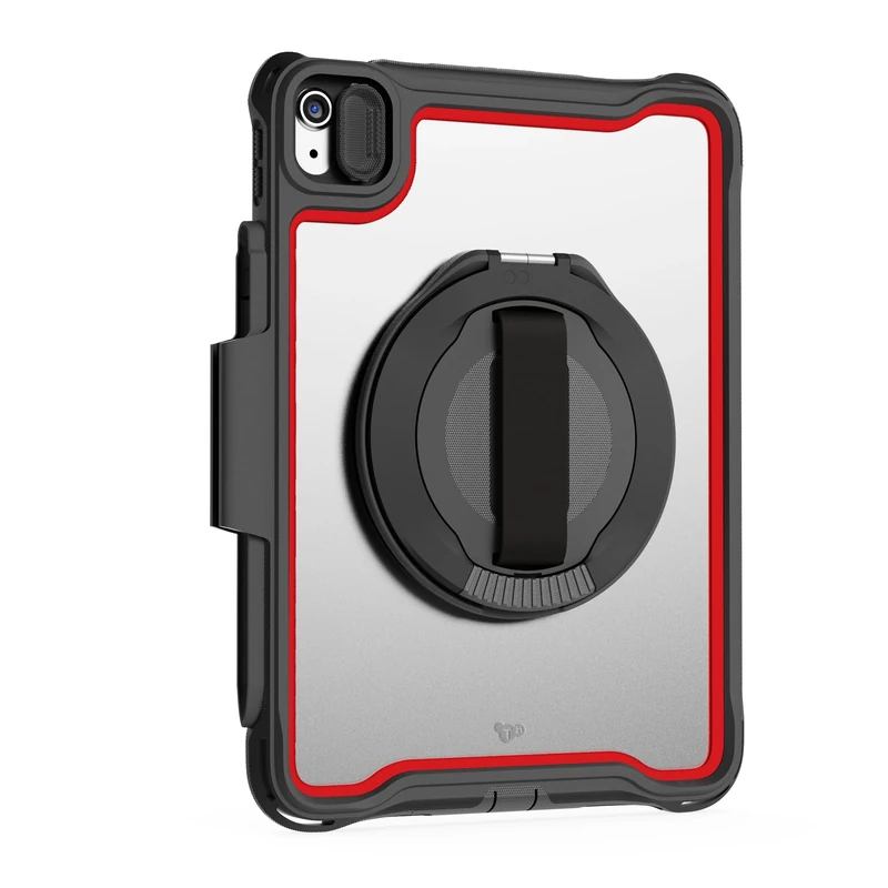 Tech21 EvoMax for iPad 10th / 11th Gen - 11" - Rugged Military-Grade Protection - Handstrap - 360 Integrated Kickstand - Black - Image 1