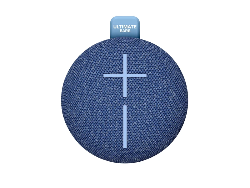 Ultimate Ears MINIROLL Ultra-Portable Waterproof Bluetooth Speaker, Big Bass, IP67 Dustproof, 40 m (131 ft) Range - Majestic Blue