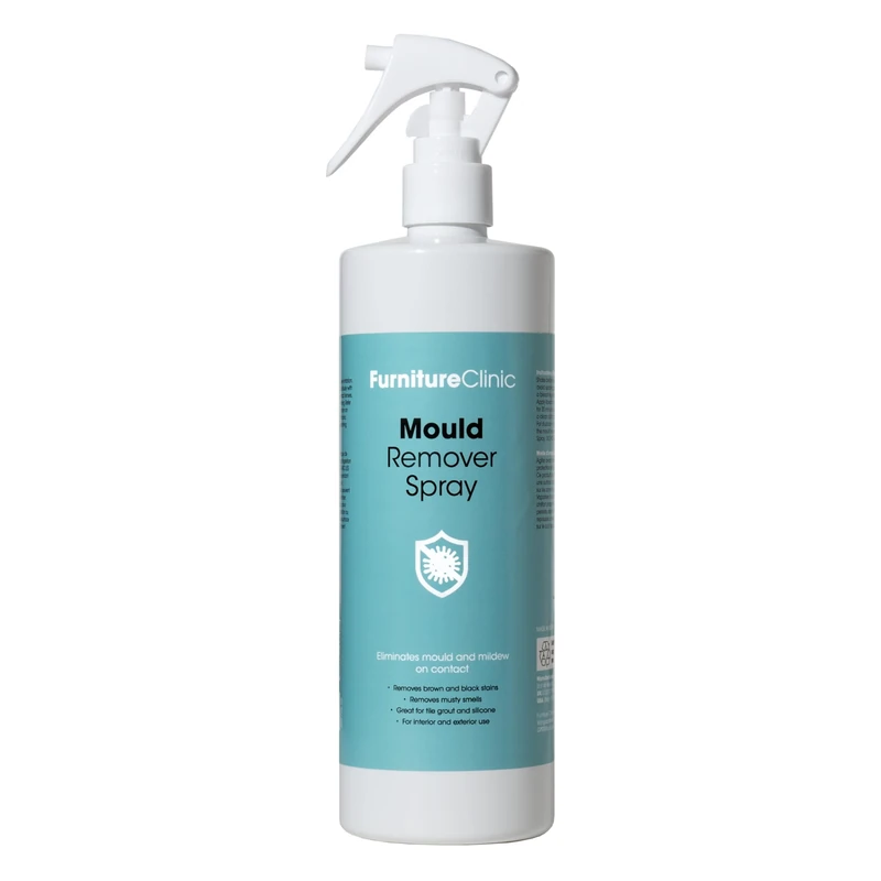 Furniture Clinic Bathroom Mould Remover Spray - Indoor Cleaning of Shower & Bath Grout, Sealant, Walls, Tile & Ceiling - Mould Killer & Mildew Stain Cleaner - Mould Spray for Spore Removal - 500ml