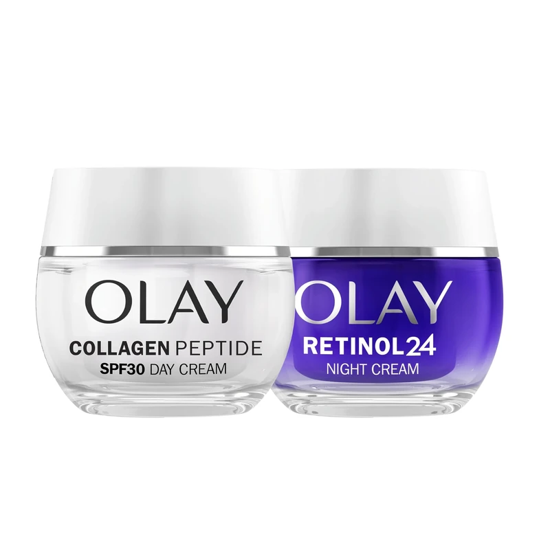 Olay SPF30 Day Cream + Retinol Night Cream 50ml - Anti-Aging