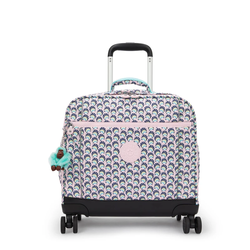 Kipling New STORIA Large Wheeled Bag, Carry On, Geo Shell (Blue)