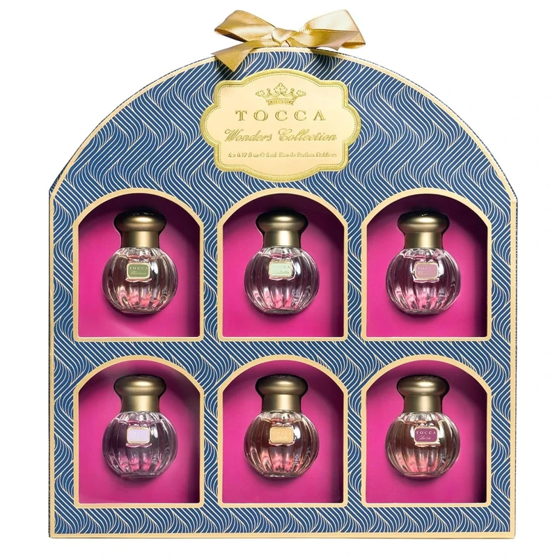 Tocca Eau de Parfum Miniature Set Florence, Cleopatra, Stella, Giulietta, Lucia, Collette, 6 x 5 ml