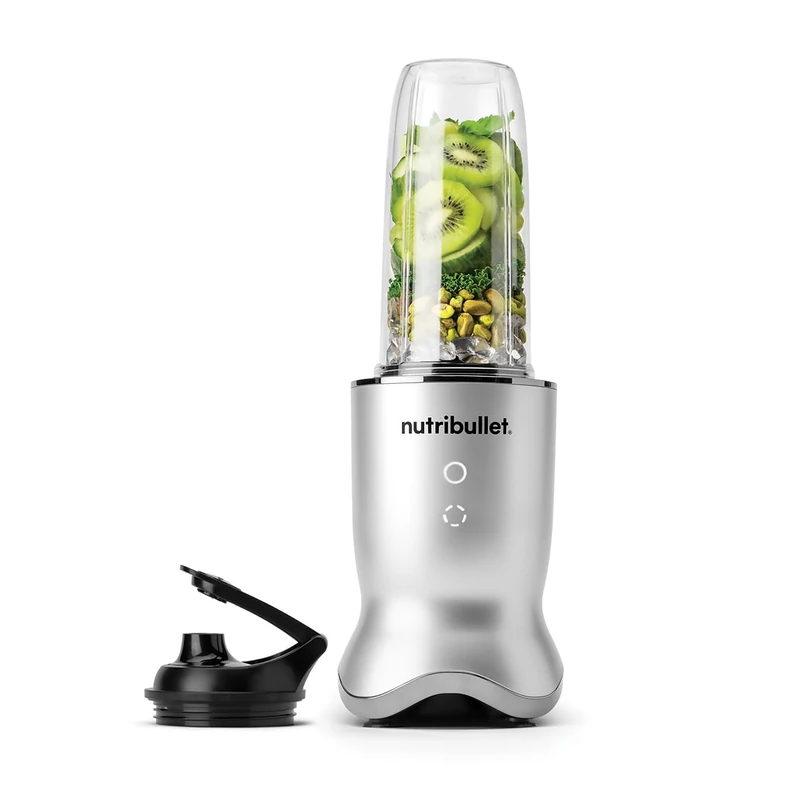 nutribullet Ultra 1200W Personal Blender Silver - With Rapid Extractor Blade, 900ml Cup, To-Go Lid & Guide - Quiet Yet Powerful Single Serve Blender - Illuminated Interface with 2 Blending Options