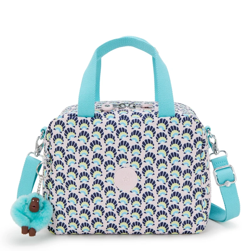 Kipling MIYO Large Lunchbox, Pouches, Cases, Geo Shell (Blue)