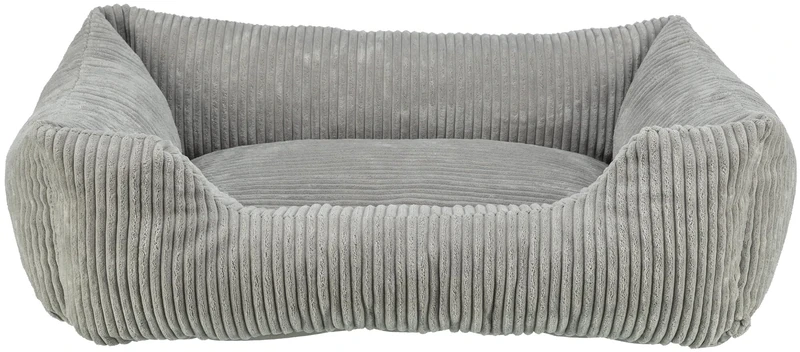 TRIXIE orthopaedic dog bed Vital Jonna 12.2 x 9.4 in in grey – premium dog cushion with memory foam – dog basket for older dogs – joint-friendly and relieving – 37264