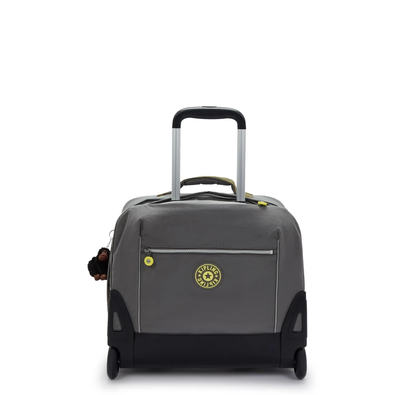 Kipling Giorno Large Wheeled Backpack, Back to Grey (Grey)