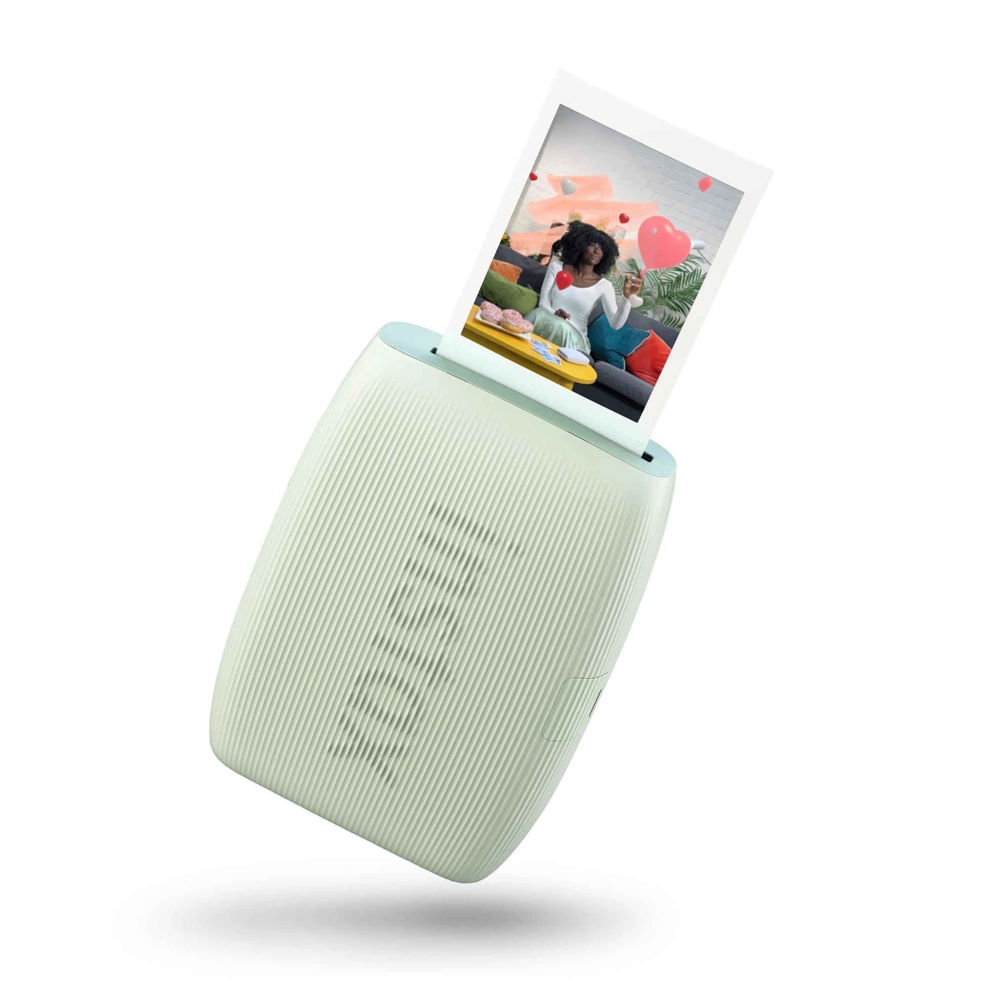 INSTAX mini film format Link 3 smartphone photo printer, Bluetooth connection, Exclusive photo editing App, suitable for iOS/Android smartphones, Sage Green finish