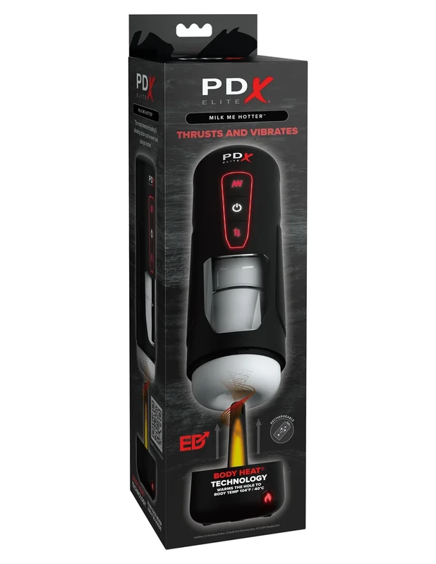 PDX Elite Milk Me Hotter Black 26.7 cm