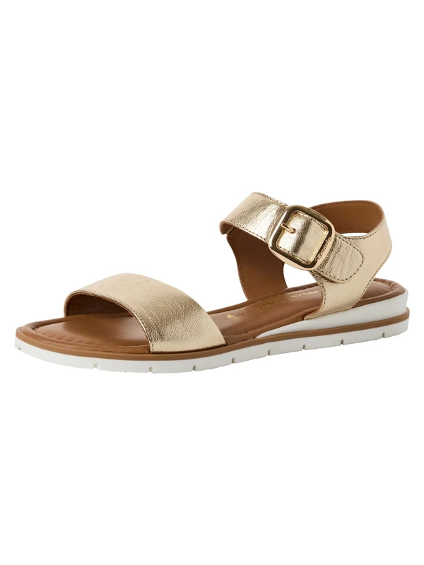Tamaris Women's Damen 1-28133-44 Flat Sandal, Gold, 7.5 UK - Image 1