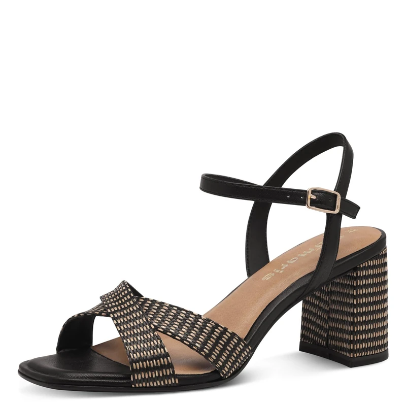 Tamaris Women's 1-28320-44 Sandals, Black Comb, 6 UK