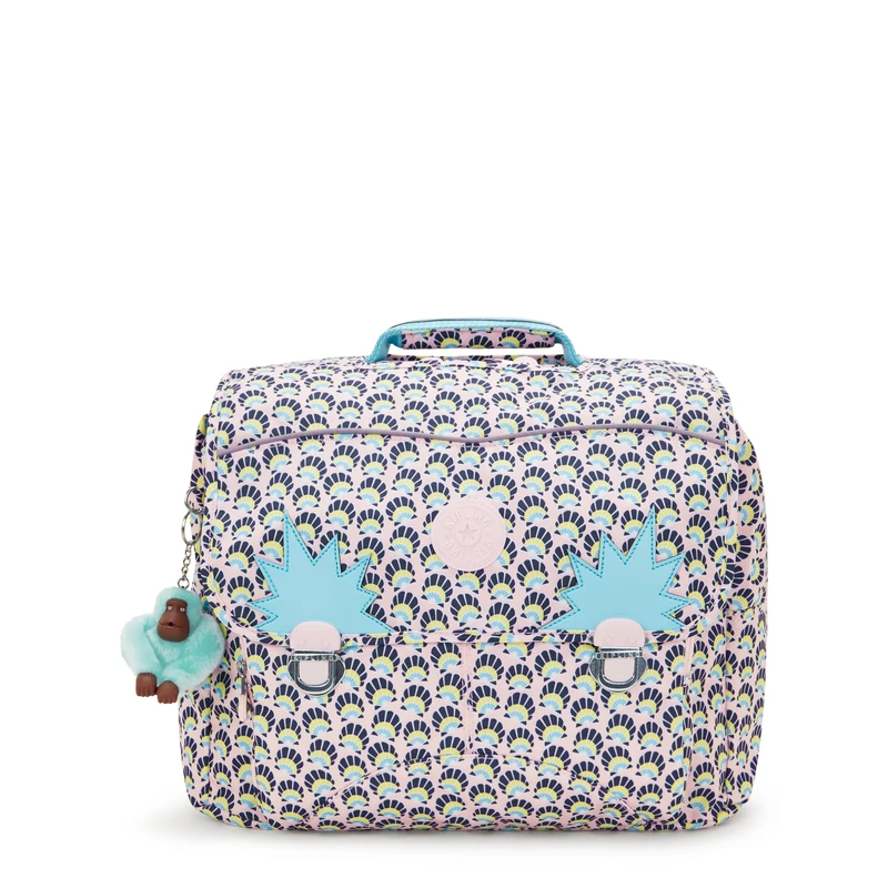 Kipling INIKO Medium backpack, Geo Shell (Blue)