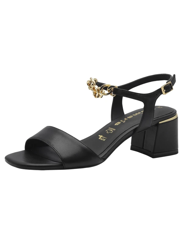 Tamaris Women's Damen 1-28245-44 Heeled Sandal, Black, 5 UK