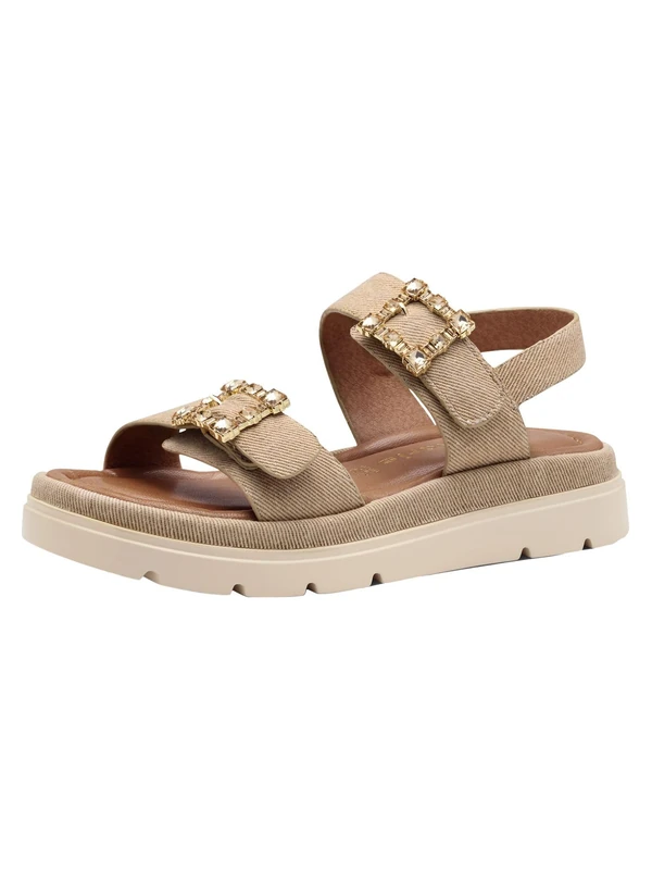 Tamaris Women's Comfortable Sandals, tan, 6.5 UK