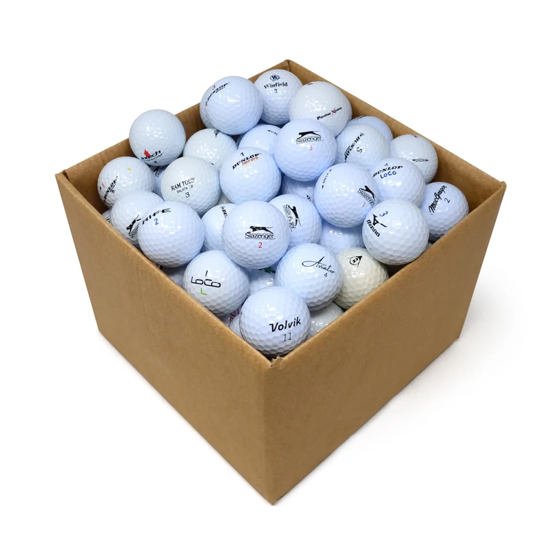 Second Chance Lake Golf Balls - 100 Assorted Recycled Grade A Used Golf Balls for Enhanced Distance - Great Selection Lake Balls for Golf Enthusiasts