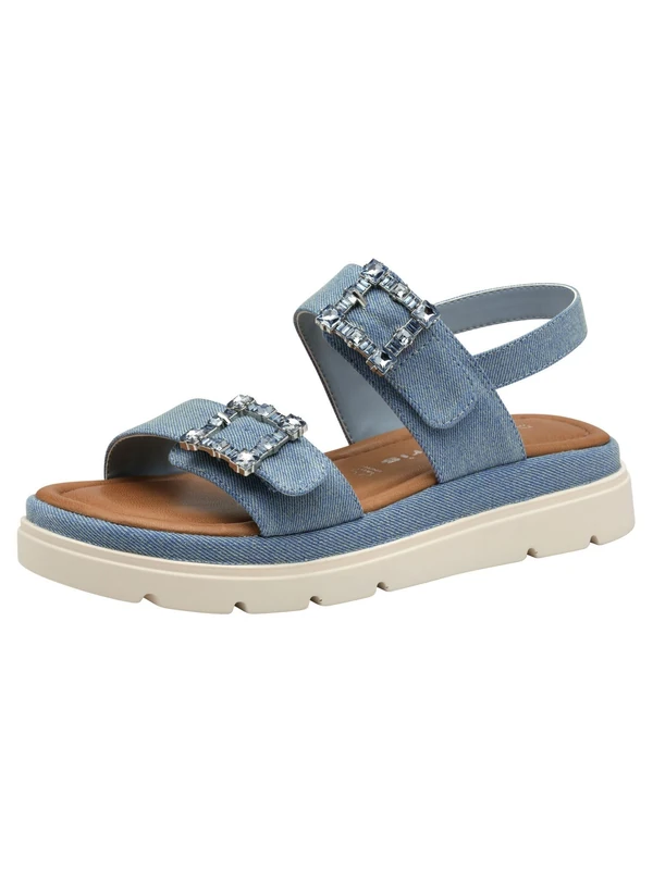 Tamaris Women's Comfortable Sandals, denim, 8 UK